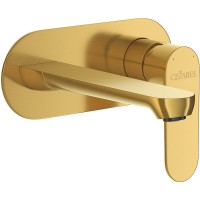 Смеситель для раковины Cezares Stylus STYLUS-BLI1-BORO-W0 Брашированное золото нержавеющая сталь встраиваемый