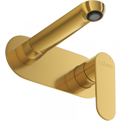 Смеситель для раковины Cezares Stylus STYLUS-BLI1-BORO-W0 Брашированное золото нержавеющая сталь встраиваемый