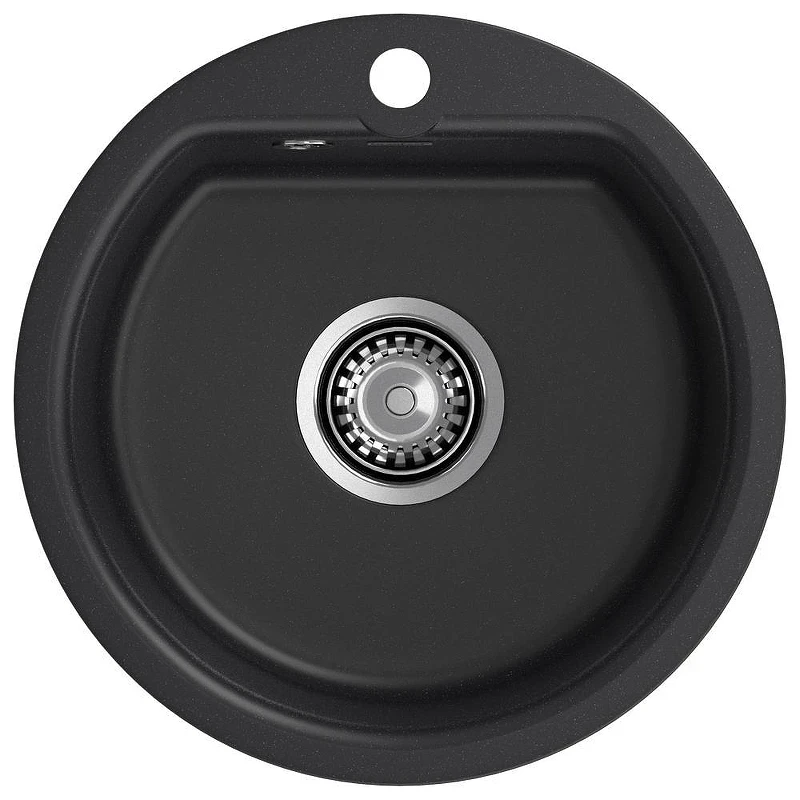 Кухонная мойка GranFest Smart 435 черный цвет Черный