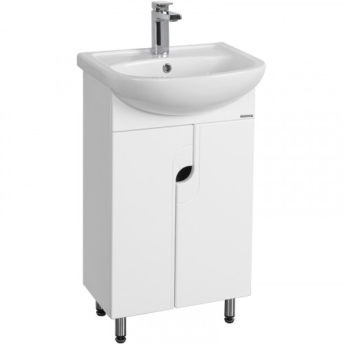 Тумба под раковину Aquaton Панда 46 1A053701PD010 Белая МДФ / ЛДСП