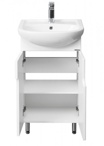 Тумба под раковину Aquaton Панда 46 1A053701PD010 Белая МДФ / ЛДСП