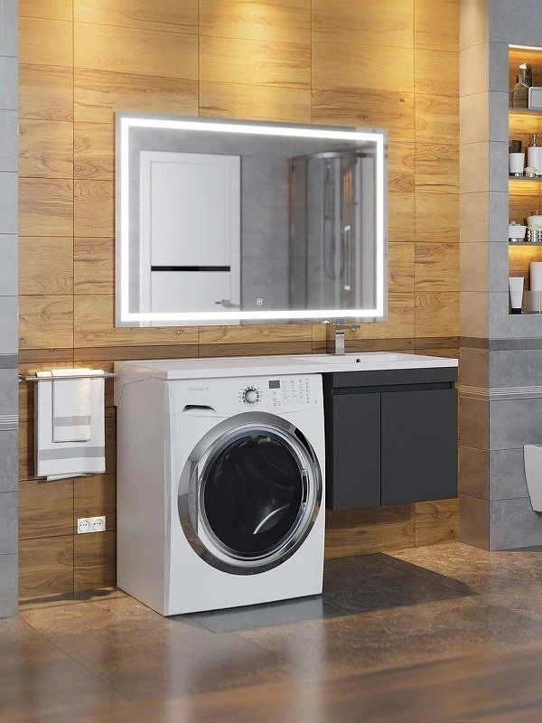 Тумба под раковину Uperwood Magenta 110 5930205161 подвесная цвет Черный матовый