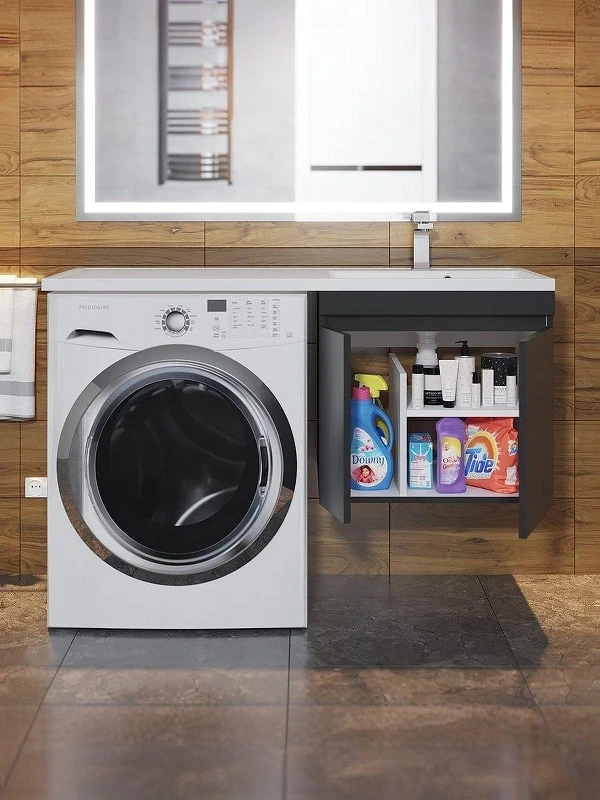 Тумба под раковину Uperwood Magenta 110 5930205161 подвесная цвет Черный матовый