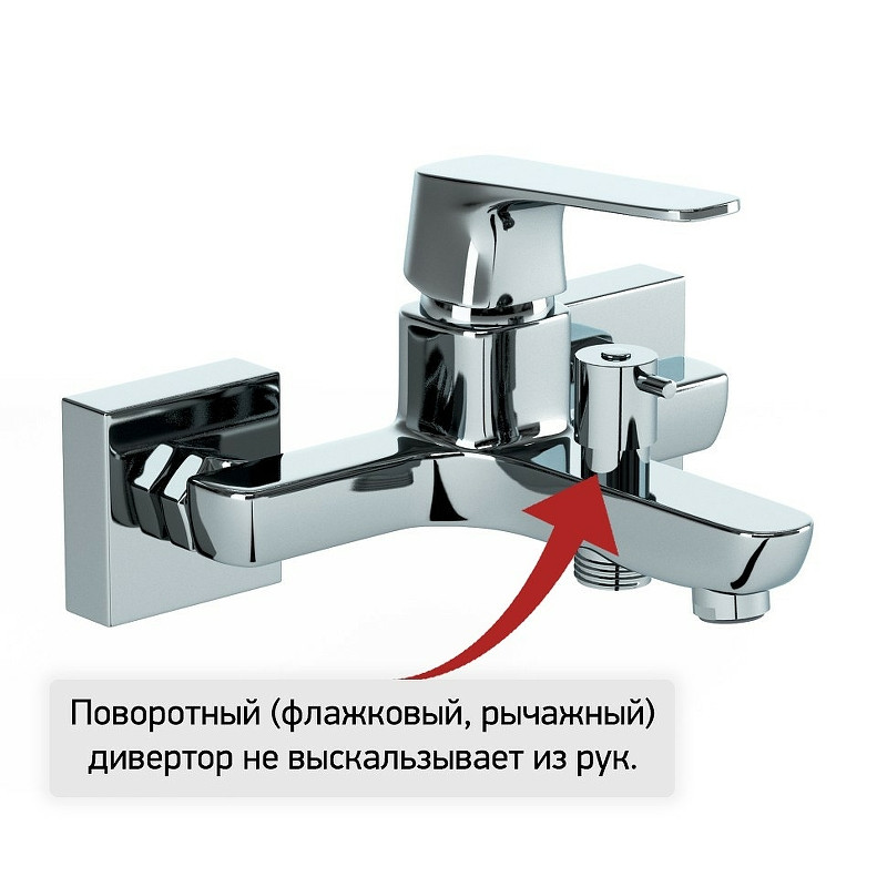 Смеситель для ванны Paini Bari RTCR111 Хром