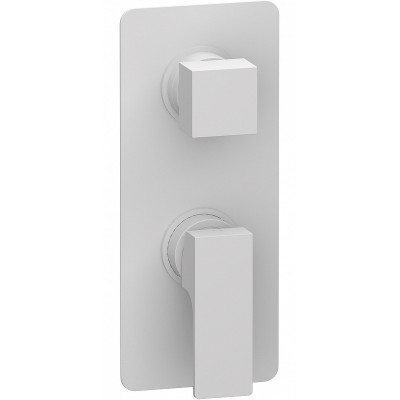 Смеситель для душа Remer Absolute AU92KBBO Белый матовый латунь встраиваемый