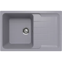 Кухонная мойка Ulgran Quartz Gerda 780-05 Бетон искусственный камень (литьевой мрамор) встраиваемый