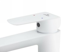 Смеситель для раковины Kaiser Glory 69211 Белый глянцевый латунь