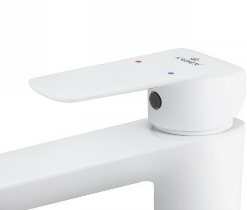 Смеситель для раковины Kaiser Glory 69211 Белый глянцевый латунь