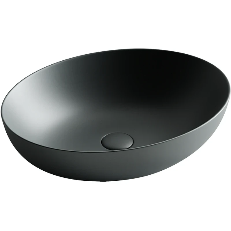 Раковина-чаша Ceramicanova Element 52 CN6017MDH Темный антрацит матовый фарфор накладная