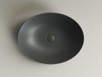 Раковина-чаша Ceramicanova Element 52 CN6017MDH Темный антрацит матовый фарфор накладная
