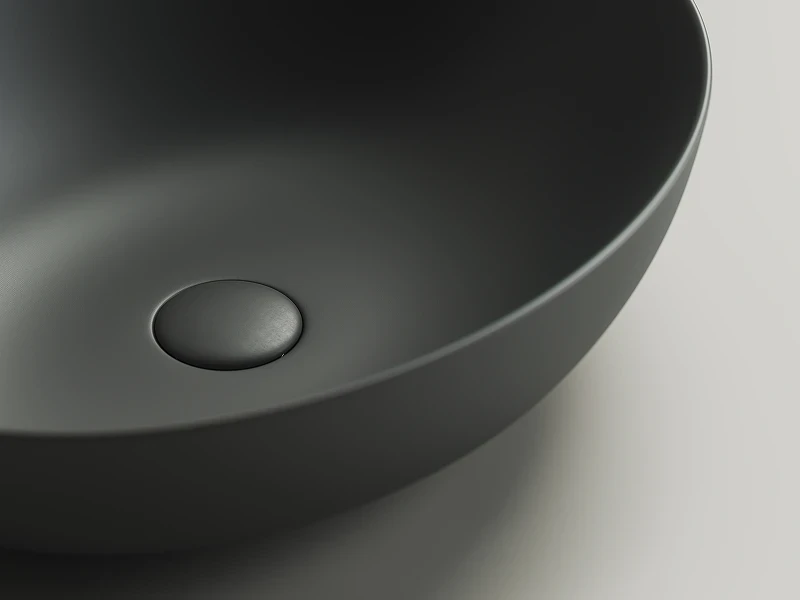 Раковина-чаша Ceramicanova Element 52 CN6017MDH Темный антрацит матовый фарфор накладная