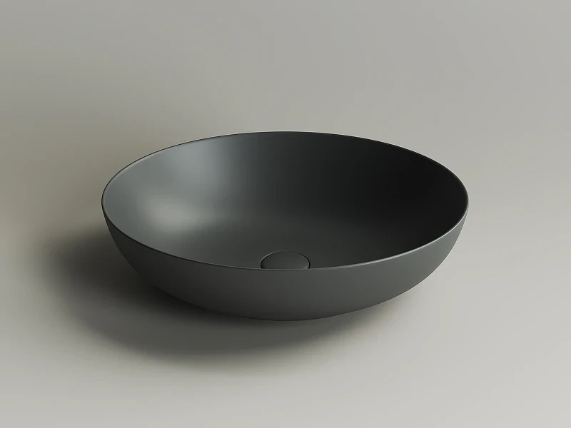 Раковина-чаша Ceramicanova Element 52 CN6017MDH Темный антрацит матовый фарфор накладная