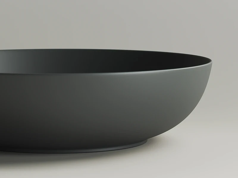 Раковина-чаша Ceramicanova Element 52 CN6017MDH Темный антрацит матовый фарфор накладная