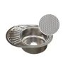 Кухонная мойка Mixline 57 R 532303 с декором цвет Сатин