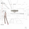 Подвесная люстра Loft it Volver 10404/1150L SN