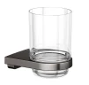 Стакан для зубных щеток Keuco Collection Moll 12750359000 цвет титан черный шлифованный