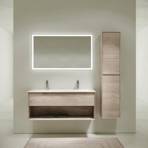 Тумба под раковину Sancos Marmi 1.0 120 MR1.0120EG подвесная Дуб галифакс натуральный МДФ / ЛДСП