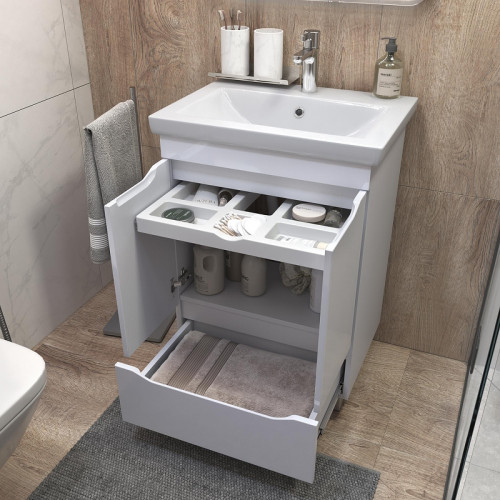 Тумба под раковину Vigo Grani 60 284 цвет Белый