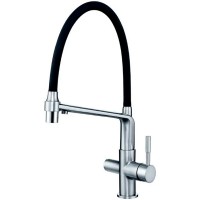 Смеситель для кухни Gappo G4398-7 Хром Черный латунь