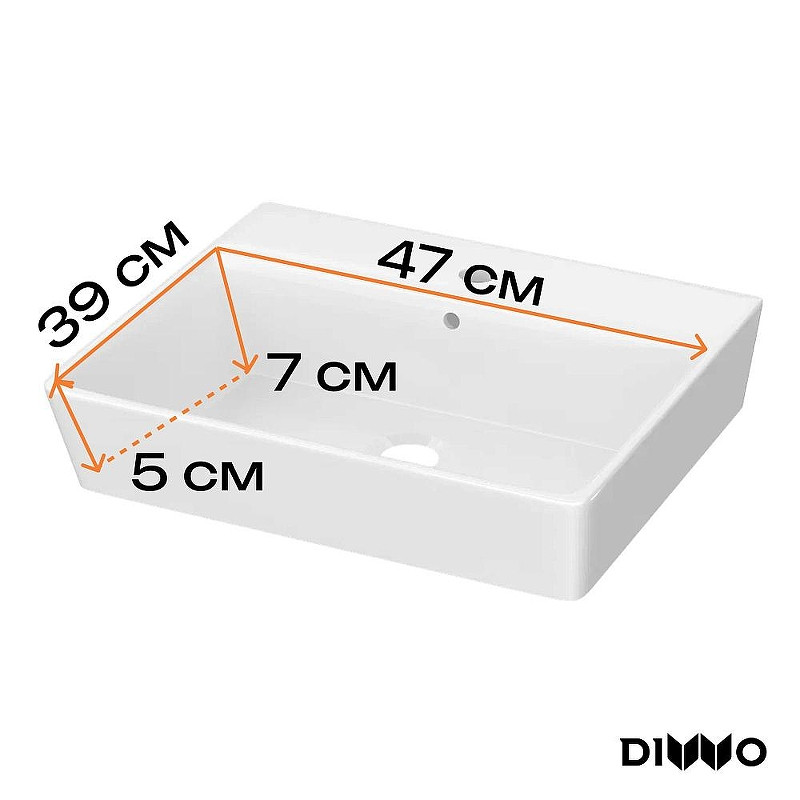 Комплект мебели для ванной DIWO Архангельск 50 подвесной цвет Белый Дуб сонома