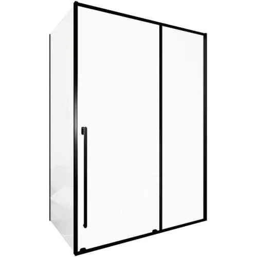 Душевой уголок Allen Brau Fantasy 150x80 3.11009.31 + 3.11012.31 профиль Черный матовый стекло прозрачное