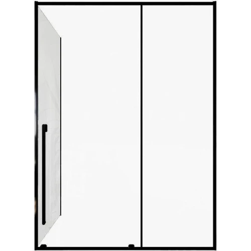 Душевой уголок Allen Brau Fantasy 150x80 3.11009.31 + 3.11012.31 профиль Черный матовый стекло прозрачное