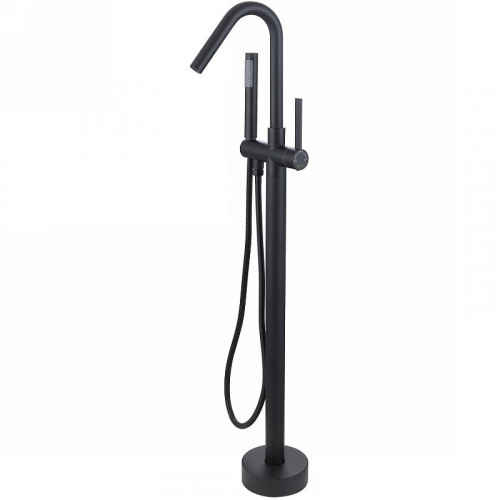 Смеситель для ванны Bond Circle B05-4988 Черный матовый латунь на пол