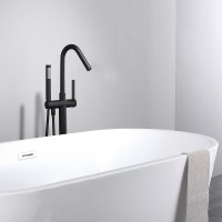 Смеситель для ванны Bond Circle B05-4988 Черный матовый латунь на пол