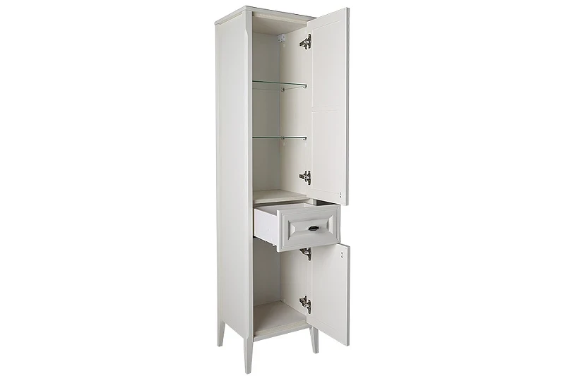 Шкаф пенал ASB-Woodline Монте 40 10801 Бежевый массив дерева