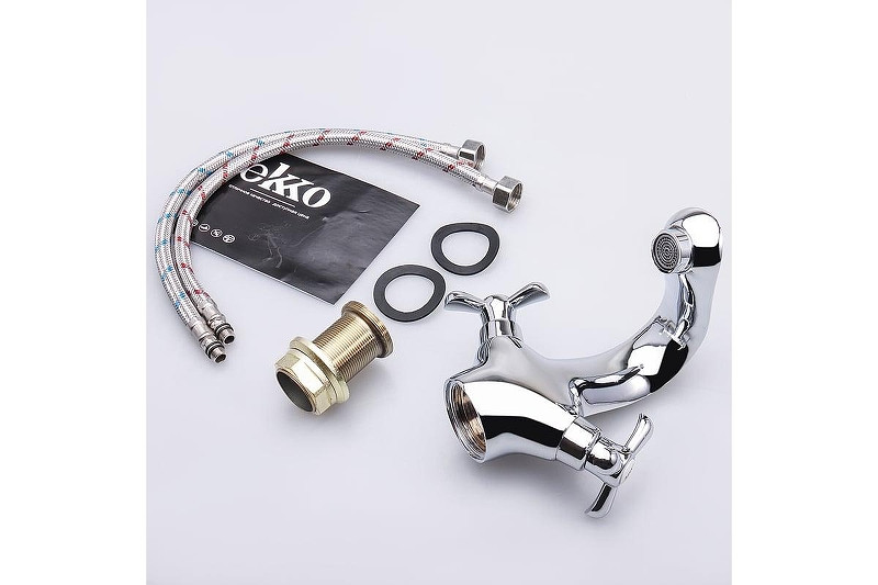 Смеситель для раковины Ekko E10731 цвет Хром