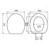 Комплект унитаза Roca Mateo 346200000+ZRU9302815 с инсталляцией Berges Novum L3 040213 с сиденьем и клавишей смыва Хром
