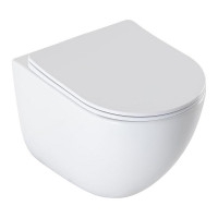 Унитаз Aquanet EcoVortex 348039 подвесной цвет Белый с сиденьем Микролифт