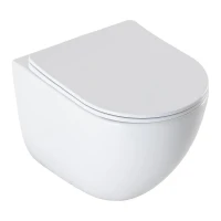 Унитаз Aquanet EcoVortex 348039 подвесной цвет Белый с сиденьем Микролифт