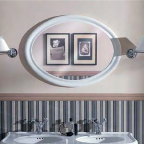 Зеркало Simas Lante 62 LAS1 bi Белое массив дерева