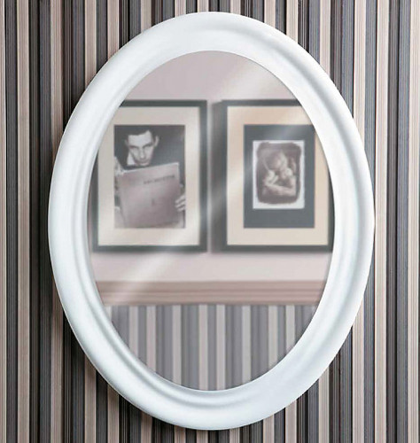 Зеркало Simas Lante 62 LAS1 bi Белое массив дерева