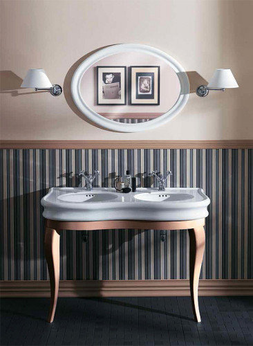 Зеркало Simas Lante 62 LAS1 bi Белое массив дерева