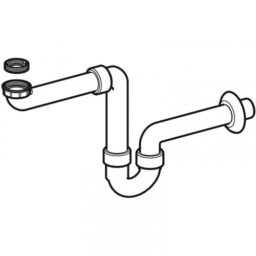 Сифон для раковины Geberit 151.107.11.1 Альпийский белый