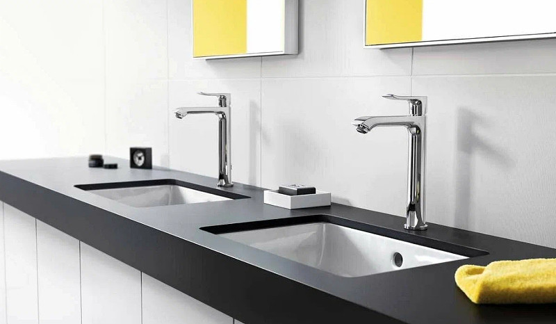 Смеситель для раковины Hansgrohe Metris 31185000 Хром латунь