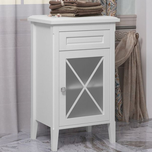 Комод Opadiris Палермо 49 R 00-00006898 Белый матовый МДФ / ЛДСП, массив дерева, стекло