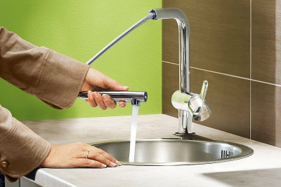 Смеситель для кухни Grohe Minta 32168DC0 Суперсталь латунь