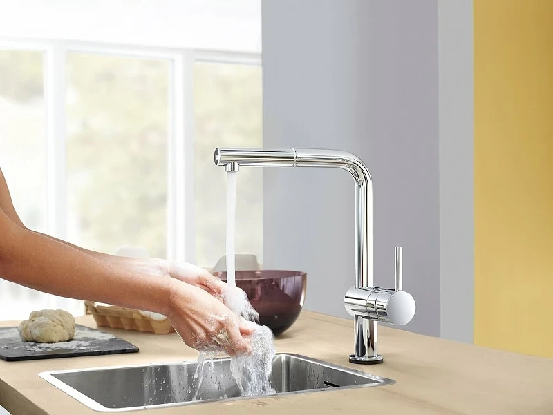Смеситель для кухни Grohe Minta 32168DC0 Суперсталь латунь