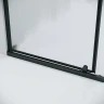 Душевой уголок Grossman Pragma 120х80 120.K33.03.1280.21.02 профиль Черный матовый стекло шиншилла