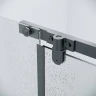 Душевой уголок Grossman Pragma 120х80 120.K33.03.1280.21.02 профиль Черный матовый стекло шиншилла