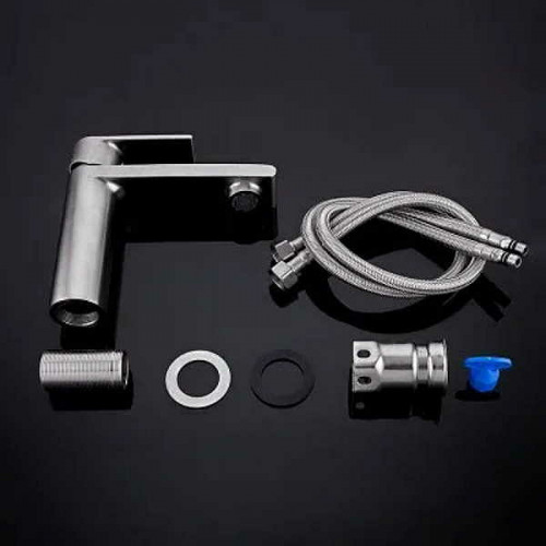 Смеситель для раковины Gappo G99-20 G1099-20 Сатин нержавеющая сталь