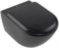 Унитаз Villeroy&Boch Antao 4674T0R7 подвесной цвет Pure Black без сиденья