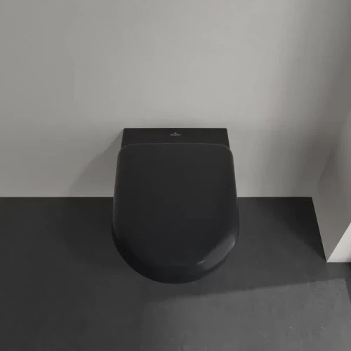 Унитаз Villeroy&Boch Antao 4674T0R7 подвесной цвет Pure Black без сиденья