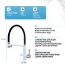 Смеситель для кухни Gappo G4398-9 Белый Черный латунь