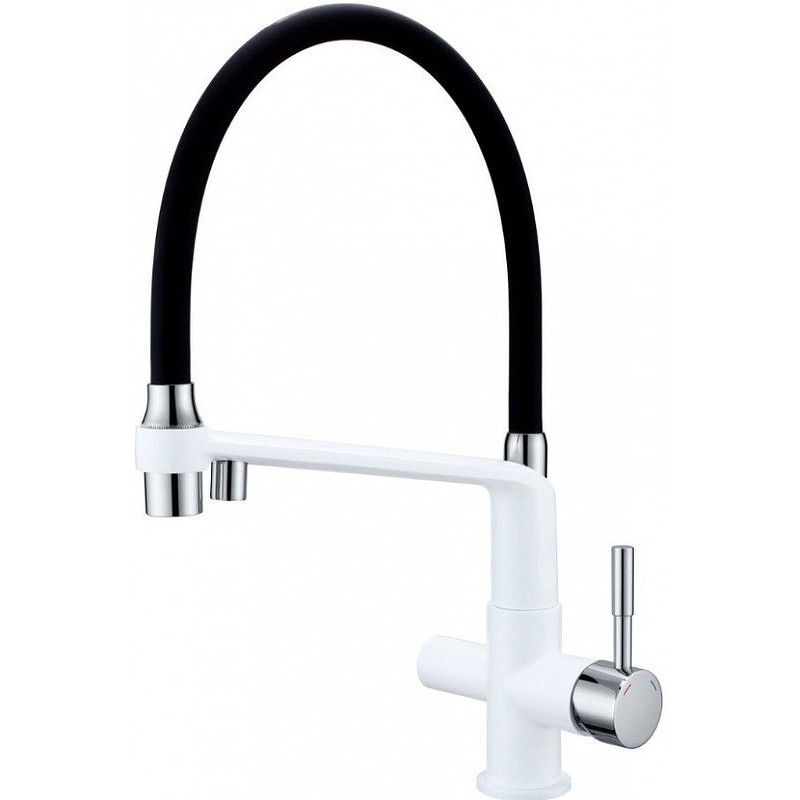 Смеситель для кухни Gappo G4398-9 Белый Черный латунь