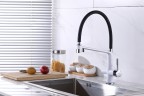 Смеситель для кухни Gappo G4398-9 Белый Черный латунь