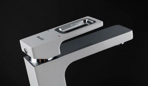 Смеситель для раковины Gappo G17-8 G1017-8 Белый Хром латунь